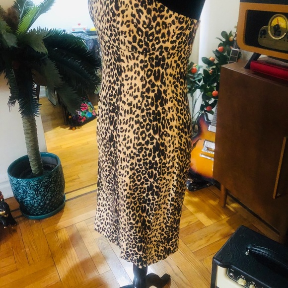 FOREVER 21 LEOPARD DRESS - Picture 2 of 3